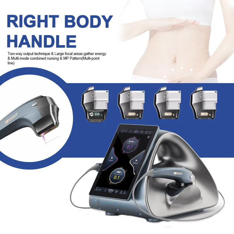 2025 Portable 7D V-Max Hifu System - Face Lift Body Slimming and Wrinkle Reduction for Neck and Facial Contouring Hifu