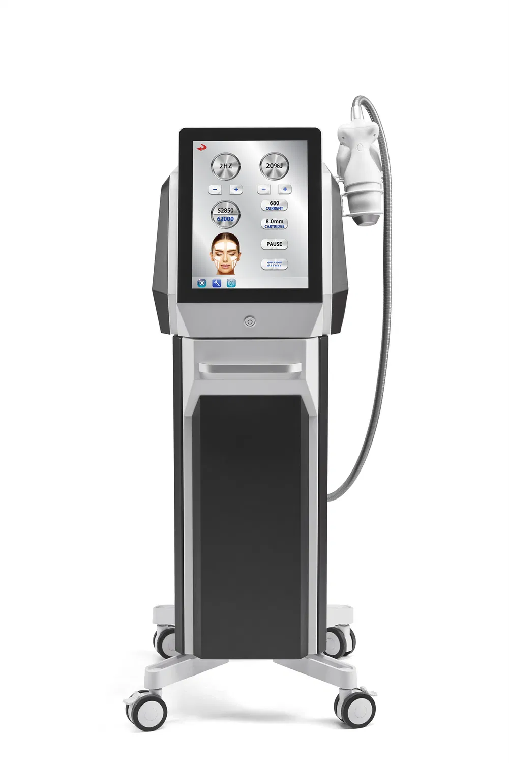 62000 Shots Hifu Cryo Slimming Body Contouring Frozen Hifu Machine for Skin Rejuvenation