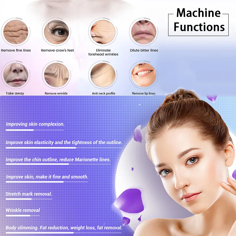 9d Hifu Face Lifting Anti Cellulite High-Intensity Focused Ultrasound Anti-Aging Wrinkle Removal Body Slimming Machine