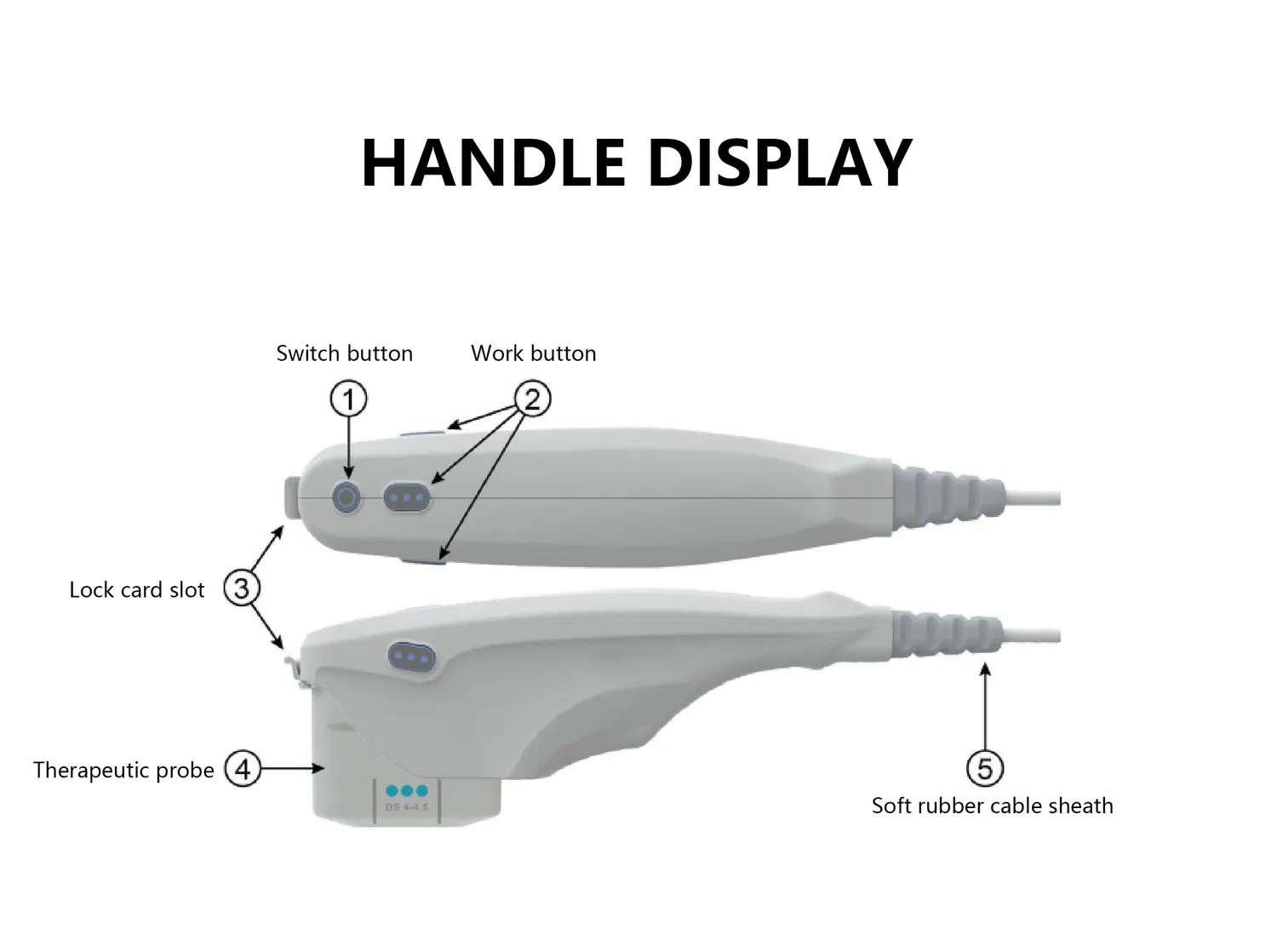 Focused Ultrasound Hifu Beauty Equipment Face Lifting Wrinkle Removal Skin Tightening Hifu Machine