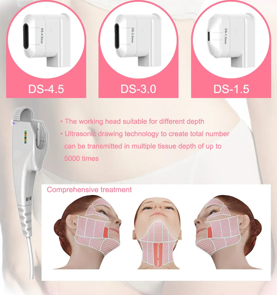 Hifu Focused Ultrasound Face Lift Hifu Beauty Machine (FU4.5-3S)