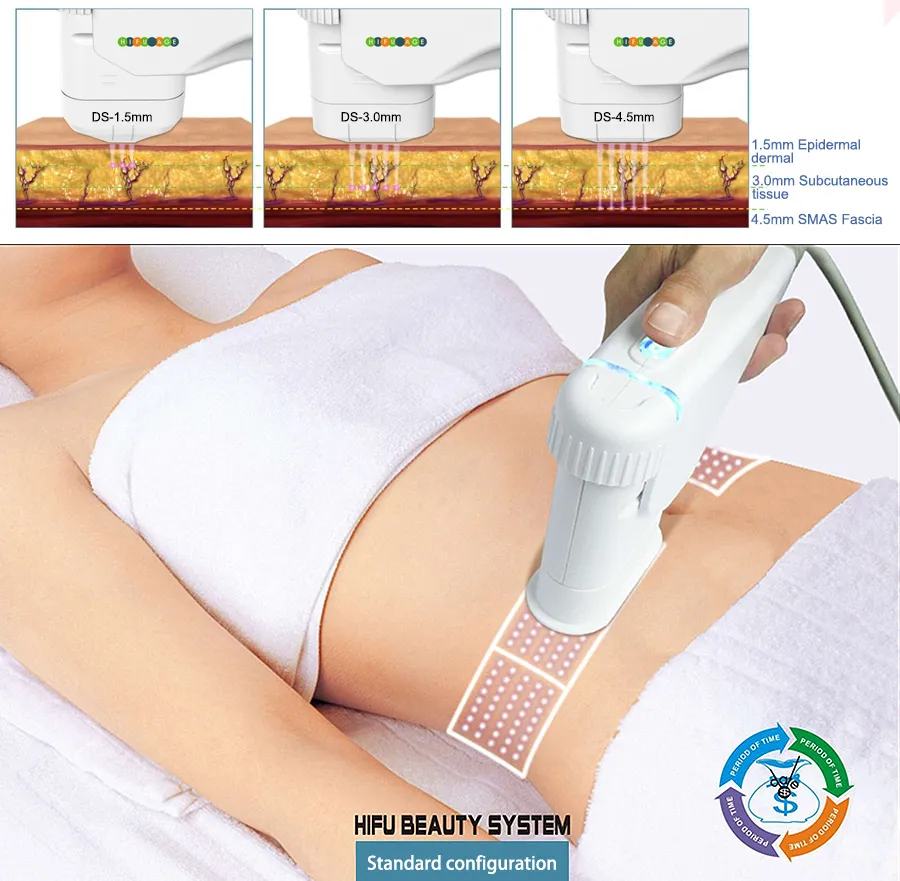 Hifu Focused Ultrasound Face Lift Hifu Beauty Machine (FU4.5-3S)