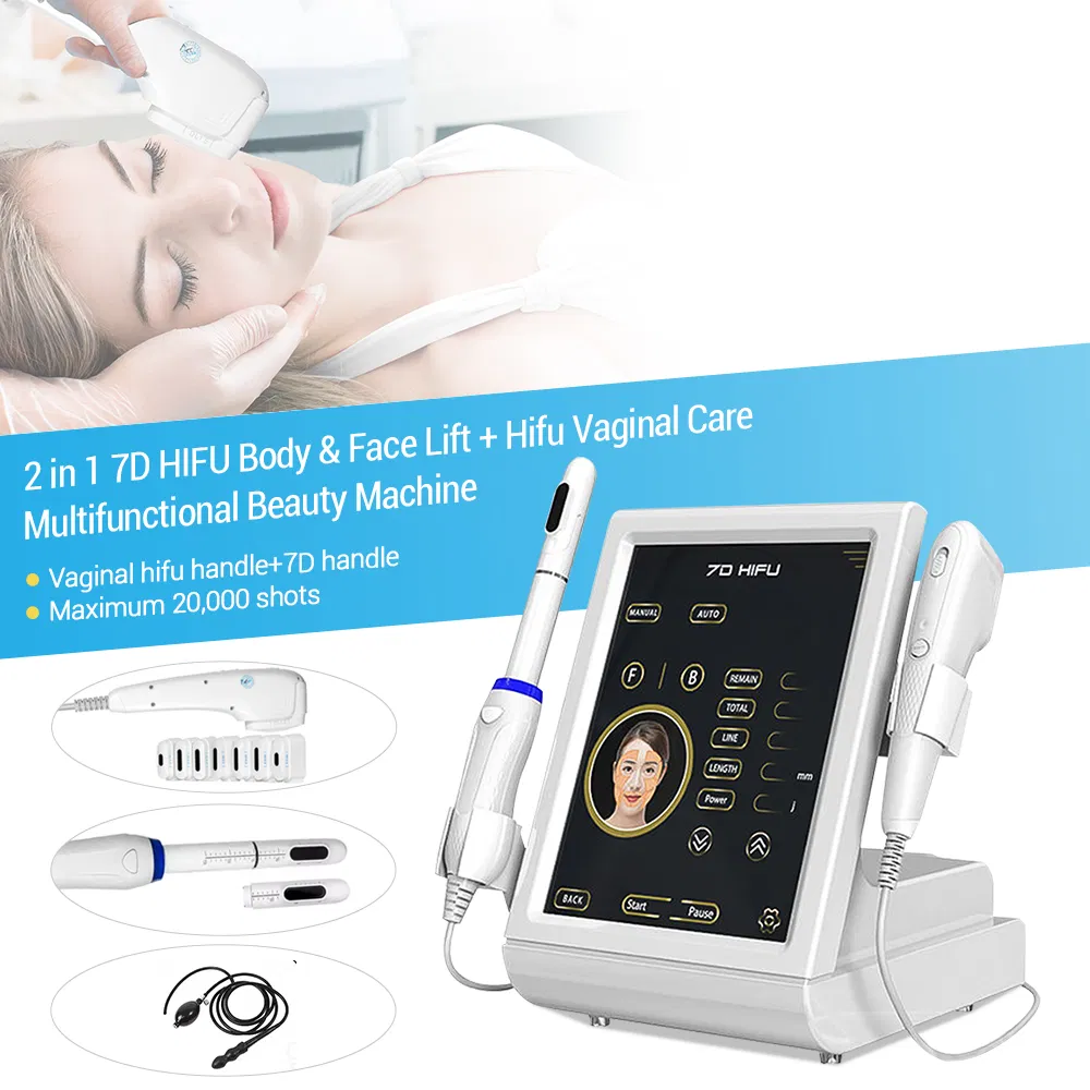 Professional 2 in 1 7D Face & Body Ultrasonic Vaginal Care Anti-Aging Hifu 7D Face Lifting Beauty Machine