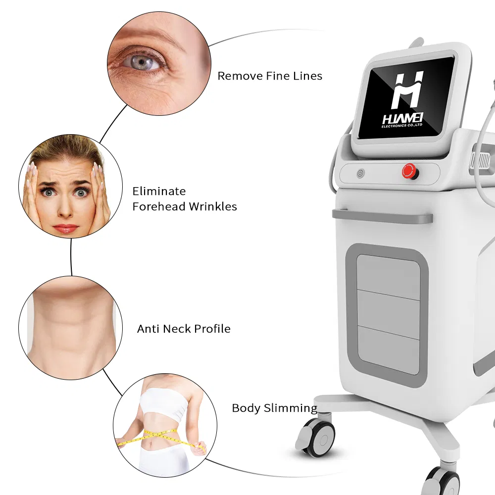 Professional Ultrasound Hifu Machine for Body Slimming Skin Tightening Anit-Aging Face Lifting